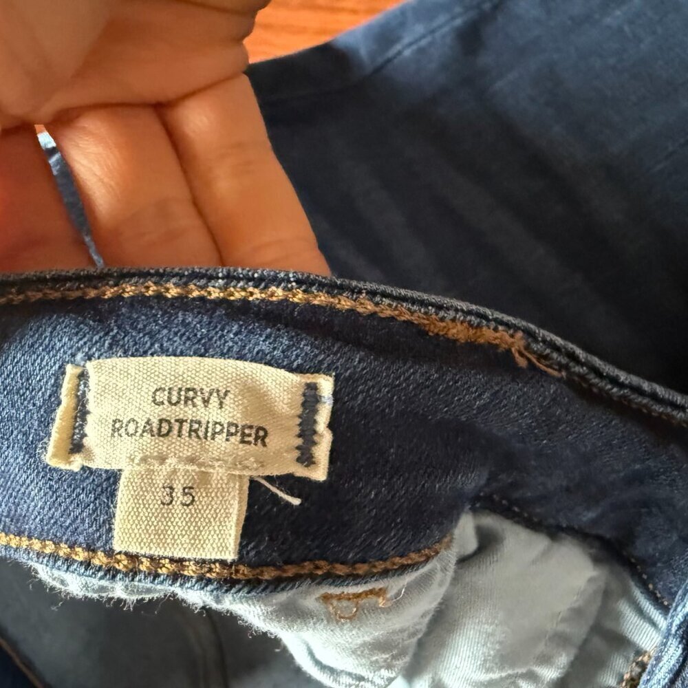 Madewell Curvy Roadtripper Skinny Jeans Size 35 Medium Wash High Rise - Picture 3 of 7